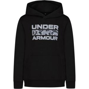image:imageUnder Armour boys Pullover Hoodie Sweatshirt Soft amp Comfortable Fleece Outdoor CollectionBlack Frogskin