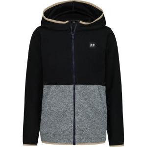 image:imageUnder Armour boys Pullover Hoodie Sweatshirt Soft amp Comfortable Fleece Outdoor CollectionBlack Hundo Zip