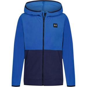 image:imageUnder Armour boys Pullover Hoodie Sweatshirt Soft amp Comfortable Fleece Outdoor CollectionBlue Hundo Zip