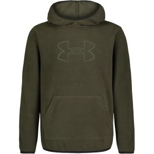 image:imageUnder Armour boys Pullover Hoodie Sweatshirt Soft amp Comfortable Fleece Outdoor CollectionGreen Micro