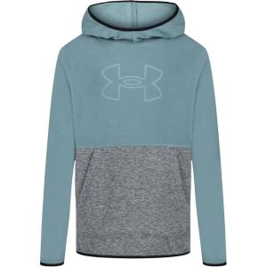 image:imageUnder Armour boys Pullover Hoodie Sweatshirt Soft amp Comfortable Fleece Outdoor CollectionJasper Blue Cb