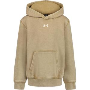 image:imageUnder Armour boys Pullover Hoodie Sweatshirt Soft amp Comfortable Fleece Outdoor CollectionKhaki Acid Wash