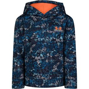 image:imageUnder Armour boys Pullover Hoodie Sweatshirt Soft amp Comfortable Fleece Outdoor CollectionNavy Neo Camo