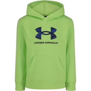 image:imageUnder Armour boys Pullover Hoodie Sweatshirt Soft amp Comfortable Fleece Outdoor CollectionRival Morph Green