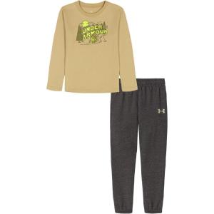 image:imageUnder Armour boys Short Sleeve Tee and Jogger SetField Khaki Bear