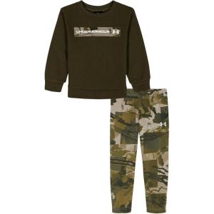 image:imageUnder Armour boys Short Sleeve Tee and Jogger SetMarine Green Aop