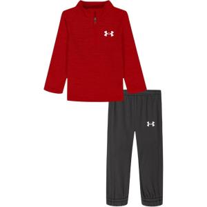 image:imageUnder Armour boys Short Sleeve Tee and Jogger SetRed Rye