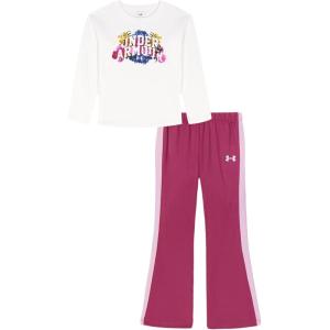 image:imageUnder Armour girls Hoodie Set Bottoms amp Hoodie Lightweight amp Relaxed FitWhite Floral