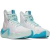 image:imageUnder Armour Womens Highlight Ace 2 Volleyball Shoes101 WhiteRefresh MintBlue Blur