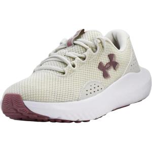 image:imageUnder Armour Womens Charged Surge 4 Running ShoeOff White Pink