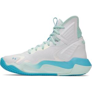 image:imageUnder Armour Womens Highlight Ace 2 Volleyball Shoes101 WhiteRefresh MintBlue Blur