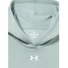 image:imageUnder Armour Girls Rival Fleece Crop Hoodie348 Silica Green   White