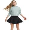 image:imageUnder Armour Girls Rival Fleece Crop Hoodie477 Enamel Blue   White