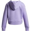 image:imageUnder Armour Girls Rival Fleece Crop Hoodie538 Transparent   White