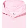 image:imageUnder Armour Girls Rival Fleece Crop Hoodie647 Prime Pink   White