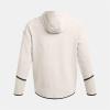 image:imageUnder Armour Mens Unstoppable Fleece Grid Full Zip Hoodie110 Summit White   Black