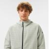 image:imageUnder Armour Mens Unstoppable Fleece Grid Full Zip Hoodie377 Hydro Green   Black