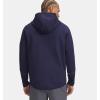 image:imageUnder Armour Mens Unstoppable Fleece Grid Full Zip Hoodie410 Midnight Navy   Black