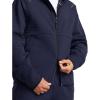 image:imageUnder Armour Womens Unstoppable Fleece Grid Full Zip Hoodie410 Midnight Navy   Black