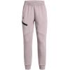 image:imageUnder Armour Womens Unstoppable Fleece Joggers015 Tetra Gray   Black