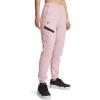 image:imageUnder Armour Womens Unstoppable Fleece Joggers647 Prime Pink   Black