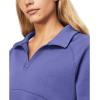 image:imageUnder Armour Womens Unstoppable Fleece Rugby Long Sleeve Crop Top561 Starlight   Black