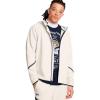 image:imageUnder Armour Mens Unstoppable Fleece Grid Full Zip Hoodie110 Summit White   Black