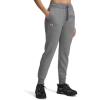 image:imageUnder Armour Womens Rival Fleece Joggers028 Castlerock Light Heather   White