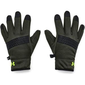image:imageUnder Armour Boys Storm Fleece GlovesBaroque Green 310HighVis Yellow