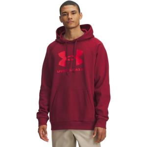 image:imageUnder Armour Mens Rival Fleece Logo Hoodie625 Cardinal   Red