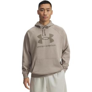 image:imageUnder Armour Mens Rival Fleece Logo HoodieTimeberwolf TaupeTaupe Dusk
