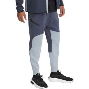 image:imageUnder Armour Mens Unstoppable Fleece Joggers044 Downpour Gray  Harbor Blue  Black