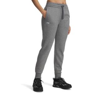 image:imageUnder Armour Womens Rival Fleece Joggers028 Castlerock Light Heather   White