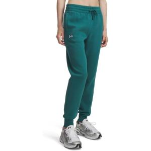 image:imageUnder Armour Womens Rival Fleece Joggers338 Rack Green   White
