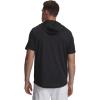 image:imageUnder Armour Mens Utility Lightweight Short Sleeve Hoodie001 Black   White