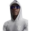 image:imageUnder Armour Mens Utility Lightweight Short Sleeve Hoodie011 Mod Gray   White