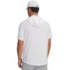 image:imageUnder Armour Mens Utility Lightweight Short Sleeve Hoodie100 White   Mod Gray