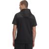 image:imageUnder Armour Mens Utility Short Sleeve Hoodie001 Black  Black  Anthracite