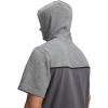 image:imageUnder Armour Mens Utility Short Sleeve Hoodie025 Castlerock  Castlerock  Black