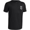 image:imageUnder Armour boys Utility Lightweight Short Sleeve Hoodie001 Black   White