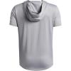 image:imageUnder Armour boys Utility Lightweight Short Sleeve Hoodie011 Mod Gray   White