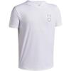image:imageUnder Armour boys Utility Lightweight Short Sleeve Hoodie100 White   Mod Gray