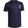 image:imageUnder Armour boys Utility Lightweight Short Sleeve Hoodie410 Midnight Navy   White