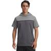 image:imageUnder Armour Mens Utility Short Sleeve Hoodie025 Castlerock  Castlerock  Black