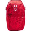 image:imageUnder Armour Unisex Utility Baseball Backpack Print 005 Black   Metallic Gold One Size Fits All602 Red   White
