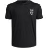 image:imageUnder Armour boys Utility Lightweight Short Sleeve Hoodie001 Black   White