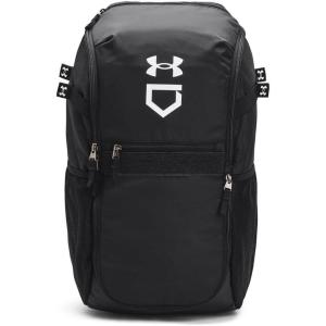 image:imageUnder Armour Unisex Utility Baseball Backpack Print 005 Black   Metallic Gold One Size Fits All003 Black   White