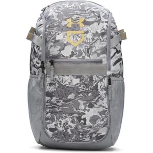 image:imageUnder Armour Unisex Utility Baseball Backpack Print 005 Black   Metallic Gold One Size Fits All038 Steel   Metallic Gold
