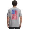 image:imageUnder Armour Mens Freedom Flag Short Sleeve T Shirt036 Steel Light Heather   Red