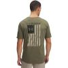 image:imageUnder Armour Mens Freedom Flag Short Sleeve T Shirt390 Marine Od Green   Desert Sand